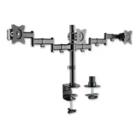 Aleaema3b Alera Adaptivergo Pole-mounted Monitor Arm Triple Up To 27 Inch