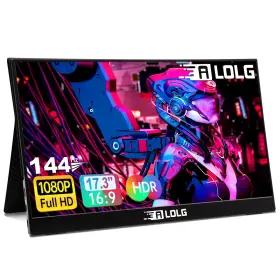 B0cll641p5 Alolg 17.3 Inch 144hz Fhd 1080p Portable Monitor Usb-c Hdmi Ips Hdr With Smart Cover