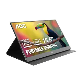 B0f3mmk1j4 Aoc 16t20 15.6 Inch Fhd 1080p Ips Portable Monitor Usb-c Mini Hdmi Built-in