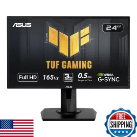B07tnm8l6s Asus Vg248qg 24 Inch G-sync Gaming Monitor 165hz 1080p 0.5ms Eye Care Dp Hdmi Dvi