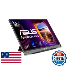 B081sgzx1x Asus Zenscreen Mb16ace 15.6 Inch 1080p Portable Usb-c Monitor Ips Eye Care Dark Gray