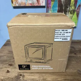 Cem-09-ii Cbc 75676 9 Inch B/w Cctv Monitor Cem-09-2 Nib