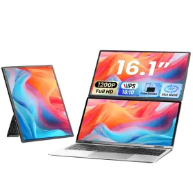 Cevaton B0fqv8g966 Laptop Screen Extender 16.1 Fhd 1200p Portable Monitor For