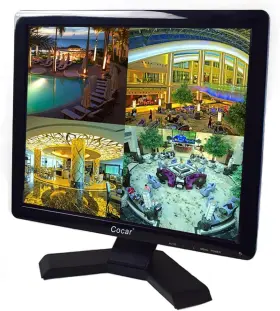 Cctv-b-mon17 Cocar Cctv Security Monitor 17 Inch Bnc With Vga Hdmi Av Built-in Speaker 4 3