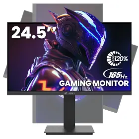B0cmxk5qdd Crua 24.5 Inch 165hz 1080p Gaming Monitor Freesync Adjustable Vertical Dp Hdmi