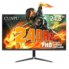 B0f9nqtclx Cunpu 24 Inch 240hz 1ms 1080p Fhd Va Gaming Monitor Adaptive Sync
