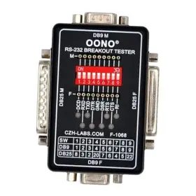 Db9xdb25 Czh-labs F-1068 Rs232 Breakout Tester Led Monitor Module Db9m/f X Db25m/f Mf