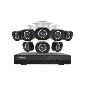 Defender Ns8mp1t8b8 Sentinel 4k Ultra Hd Poe Wired Nvr Security System With 8