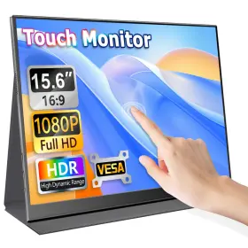 Dhpl B0fqbgvrzy Portable Touch Monitor 15.6-inch 10-point Capacitive Fhd 1080p