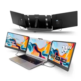 B0cc2ly1hp Domyfan 14 Inch Fhd 1080p Ips Triple Portable Laptop Monitor Extender Hdmi/usb-c