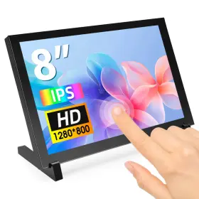 Elecrow B0d44tsg79 8 Inch Touchscreen Monitor 1280x800 Ips Lcd Hd Display Stand Portable