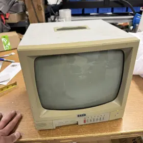 Eo-1242v Exxis Vintage Model Security Video Monitor Tv - Read Nl Eo-1242v Exxis Vintage Model Security Video Monitor Tv - Read Nl