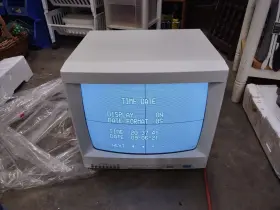 Eo4174q Exxis New Vintage Model Security Video Monitor Tv 4 Camera Input