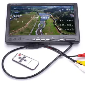 Fpvdrone B07568fy43 Rc 7 Inch Fpv Monitor 1024x600 Ips Lcd Display Screen Hood Sun
