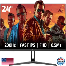 Gamepower B0d3h42bgv Game Power Bull T10 24 Inch 200hz Gaming Monitor 1920x1080p Fhd Hdr