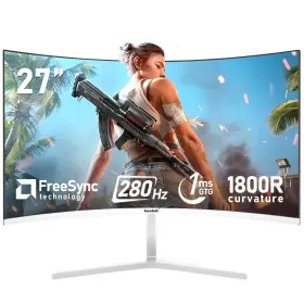 B0dth3sgzd Gawfolk 27 Inch 1800r Curved Gaming Monitor 280hz 1ms Fhd 1080p Pc Screen