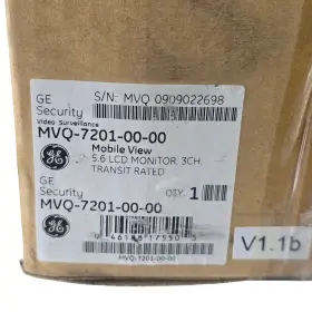 Ge Security Mvq-7201-00-00 Mobileview 5.6in Lcd Monitor Transit Rated 3ch