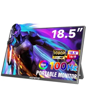 Hgfrtee B0d811z2ts 18.5 Inch 1080p Fhd 100hz 120% Srgb Usb-c Ips Portable Monitor