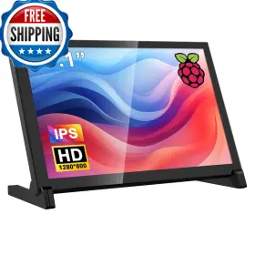 Hosyond B0clqz48bf 10.1 Ips Lcd Capacitive Touchscreen Monitor Hdmi Display 1280x800 For