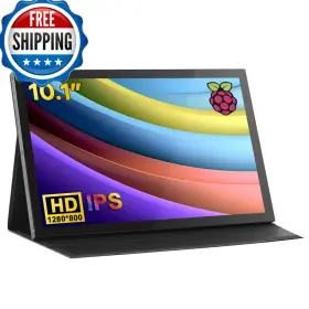 Hosyond B0clr9t766 10.1 Lcd Touchscreen Ips Monitor 1280x800 Portable Screen Hdmi Display