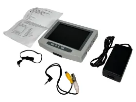Hc-lcd56dtk-2d Hsintek Electronics 5.6 Inch Portable Cctv Field Test Monitor For Security System Gray