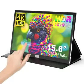 Jshix B0g4m91tnt 4k Portable Touchscreen Monitor15.6 Touch Screen Monitorips