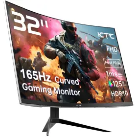 Ktc B0csz1zbf1 32 Inch Fhd 1080p 1500r Curved Gaming Monitor 165hz 1ms Freesync G-sync Hdr