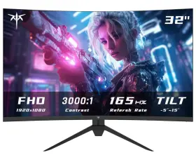 B0ct4hxvzx Ktc 32 Inch Curved Gaming Monitor 1080p 165hz Hdr Freesync Hdmi Displayport