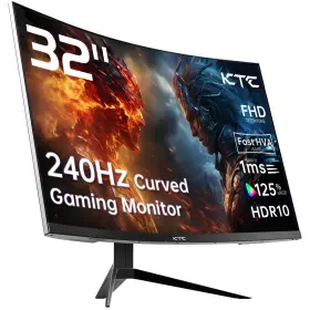 Ktc B0d5qp2lxs 32 Inch Curved Gaming Monitor 240hz 1ms 1080p 1500r Freesync/g-sync