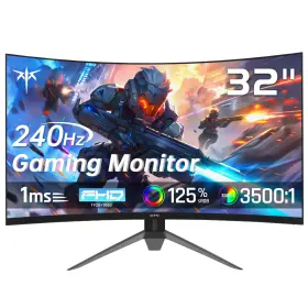Ktc B0d7c5zj3v 32 Inch 240hz 1500r Curved Gaming Monitor Fhd 1080p Hdr 1ms Freesync