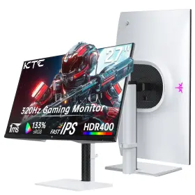 B0ds1pwjhk Ktc 27 Inch White Wqhd 1440p Fast Ips Gaming Monitor 300hz 1ms Displayport Hdmi