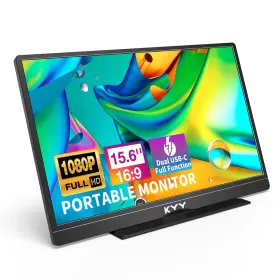 B0bkklv9hy Kyy 15.6 Inch 1080p Fhd Usb-c Hdmi Portable Monitor For Laptop Pc Phone Gaming