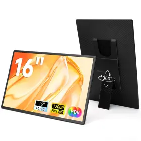 Losc B0fh9yrb2g Portable Monitor For Laptop - 16 1200p Fhd Screen Extender 1610 Ips