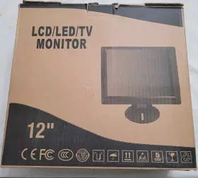 Yh-1201 Mini Small Size 12 Inch Led Pc Monitor Square Screen Display 1024 768