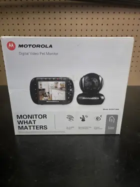 Scout1-b Motorola Wi-fi Pet Monitor For Remote Viewing With Iphone And Androids