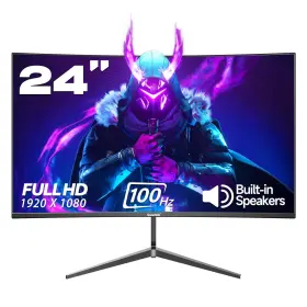 Wmt-gf240i No 24-inch Curved Gaming Monitor 100hz Full Hd 1080p Built-in Speakers Tilt