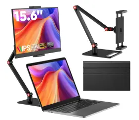 Ounshli B0fgj5g4yd 15.6 Portable Monitor Adjustable Stand 1080p Fhd Ips Screen Extender