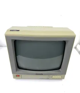 Panasonic Wv-cm143 14 Inch Color Cctv Security Monitor Bnc Video In Industrial Crt