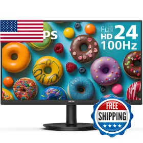 Philips B0c8zkv5r9 241v8lb 24 Inch Frameless Full Hd 100hz Monitor Hdmi Vga Eye Care