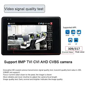 Pomiacam 664271743211 Ip Cctv Tester 5 In 1 Support Upt To 4k Camera And 720p/1080p/3mp/4mp/5 Megapix #3