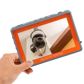 Pomiacam 729162337365 Cctv Test Monitor Iv5 Portable Tool 5 Inch Lcd Screen 8mp Hd Ahd Tester Monit