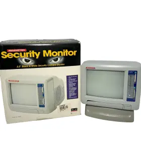 00800 Remington Security Monitor 5.5 Inch Black And White 2 Channel Camera