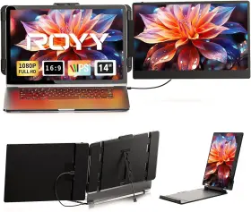 Royy B0czsb1dmw Laptop Screen Extender - 14 Inch Fhd 1080p Ips Portable Computer Monitor For Laptops