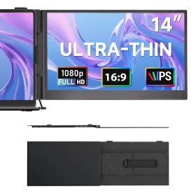 B0fcdn3j13 Royy 14 Inch Portable Dual Monitor Fhd 1080p Ips Usb-c Hdmi For Laptop