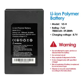 Ipc-9800plus Rsrteng 272870102593 V5-h Battery Compatible With And X7 Series Camera Tester #2