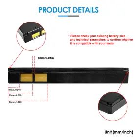 Rsrteng 272870102623 V6 7000mah Battery Compatible With X9series Ip Camera Tester Cctv #3
