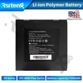 Rsrteng 272870102623 V6 7000mah Battery Compatible With X9series Ip Camera Tester Cctv