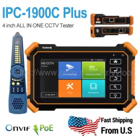 Rsrteng Ipc-1900c Plus Cctv Camera Tester 8k 32mp Ip Cable Tracer Poe Us