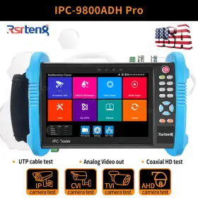 Ipc-9800adh Rsrteng 8mp 8k Cctv Camera Tester Test Ahd Tvi Cvi Cable Pro