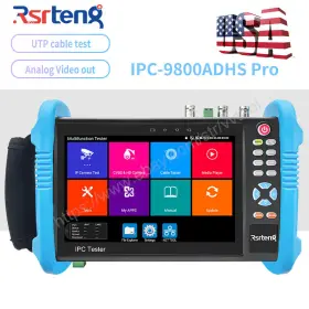 Ipc-9800adhs Rsrteng 8mp 8k Ahd Cvi Tvi Sdi Cable Test Cctv Ip Camera Tester Pro